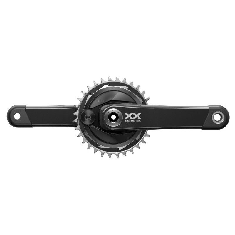 SRAM Powermeter XX Eagle T-Type 32Z 165mm Spiderbased Q174 CL55 DUB MTB Wide Black