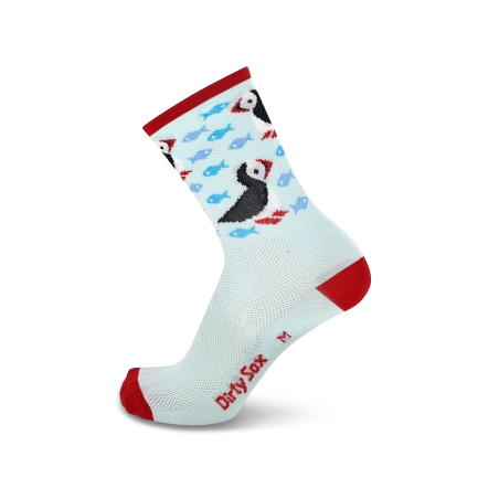 DirtySox Penguins - Recyled - Velosocken - Blau