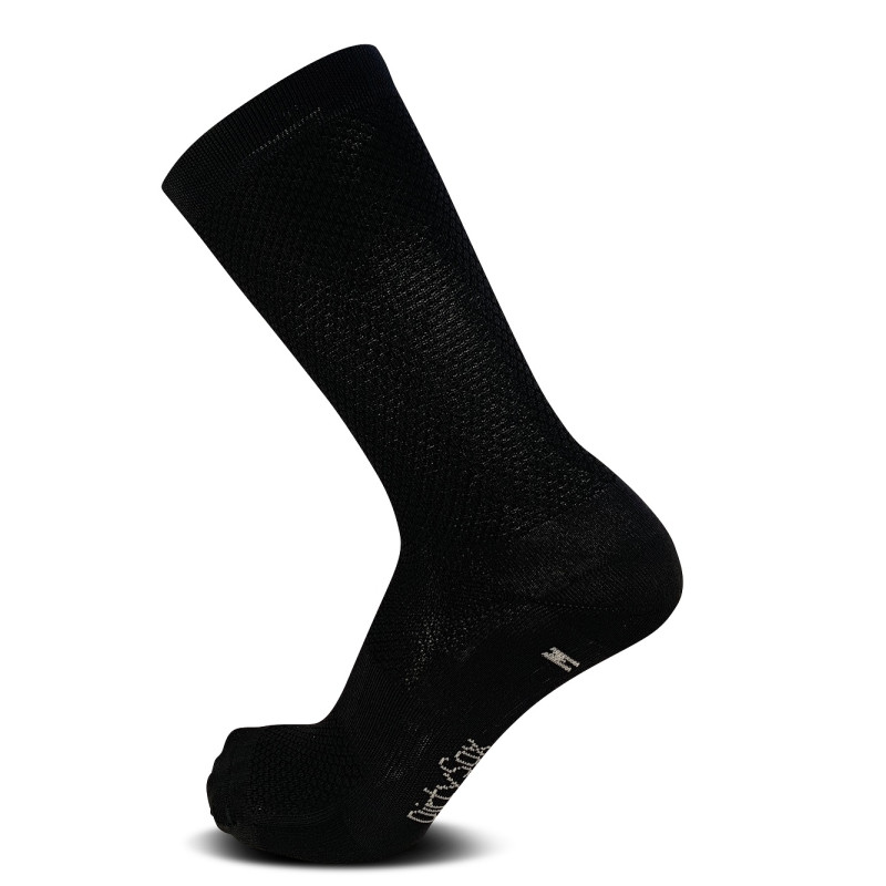 DirtySox Pure - Vented - Velosocken - Schwarz