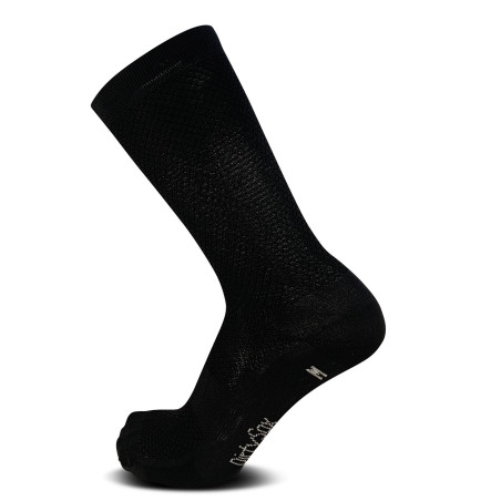 DirtySox Pure - Vented - Velosocken - Schwarz