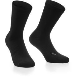 Assos Essence Socks High - twin pack, Black Series
