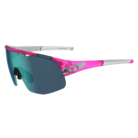 Tifosi Sonnenbrille, SLEDGE Lite, Crystal Pink, M-XL, Clarion Blue/AC-Red/Clear