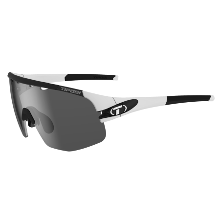 Tifosi Sonnenbrille, SLEDGE Lite, Matte White, M-XL, Smoke/AC-Red/Clear