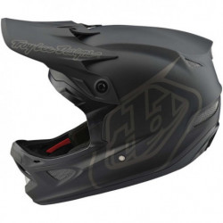Troy Lee Designs D3 Fiberlite Helmet no Mips, Mono Black
