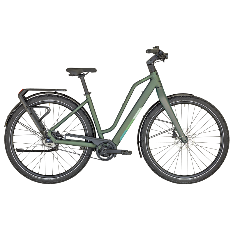 Bergamont E-Vitess Expert Amsterdam, matt khaki green