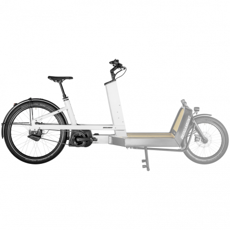Bergamont E-Cargoville LJ Elite, shiny white