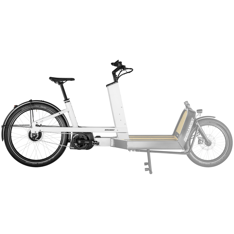 Bergamont E-Cargoville LJ Expert, shiny white