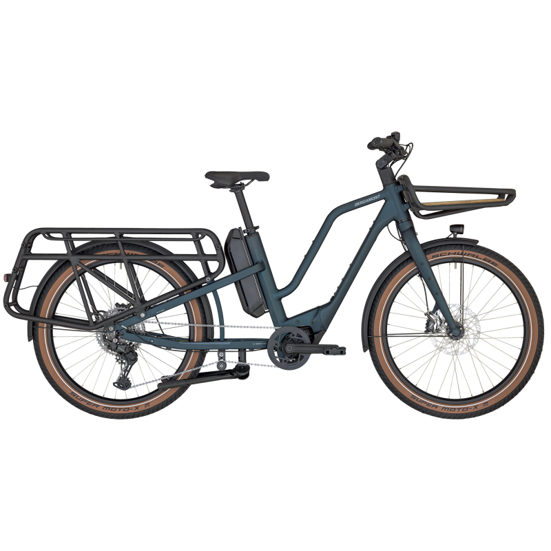 Bergamont E-Cargoville LT Edition, matt petrol blue