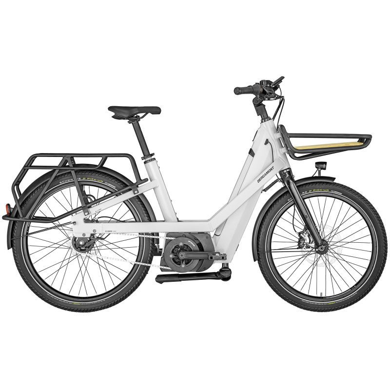 Bergamont E-Cargoville Bakery Expert, shiny white