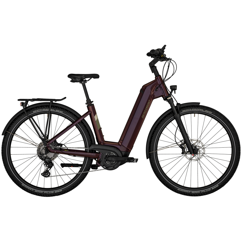 Bergamont E-Horizon SUV 6 Wave, shiny aubergine red