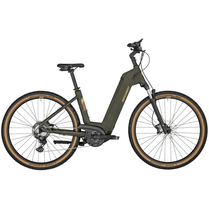 Bergamont E-Horizon SUV Cross Wave, matt dark olive green