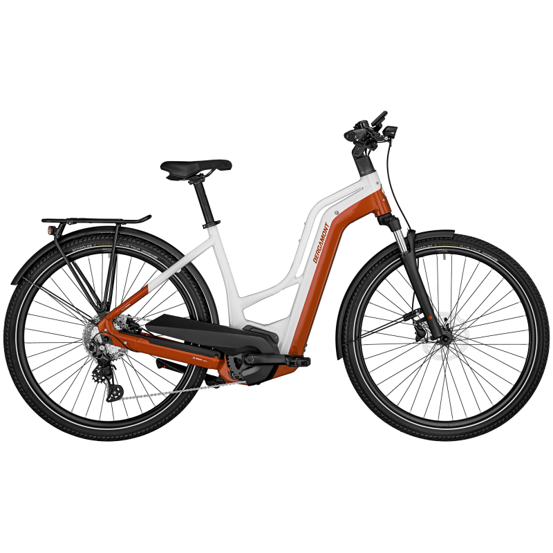 Bergamont E-Horizon Edition LTD Amsterdam, shiny white/orange