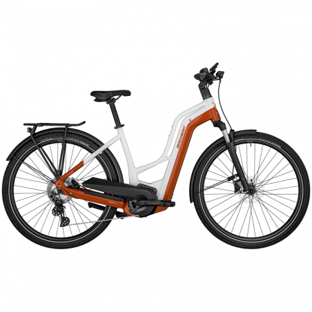 Bergamont E-Horizon Edition LTD Amsterdam, shiny white/orange