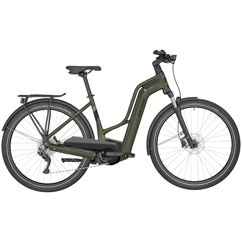 Bergamont E-Horizon Edition 5 Amsterdam, matt khaki green