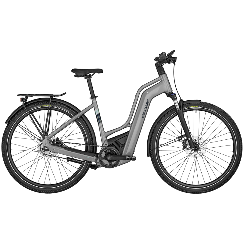 Bergamont E-Horizon Elite 7 Belt Amsterdam, shiny mortar grey