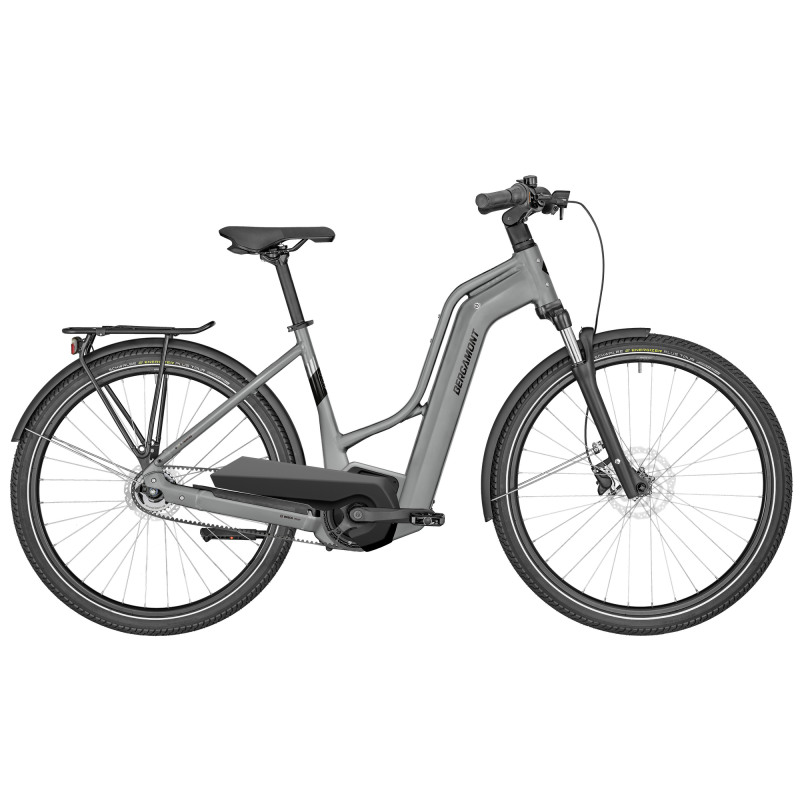 Bergamont E-Horizon N5e FH Belt Amsterdam, matt titanium silver