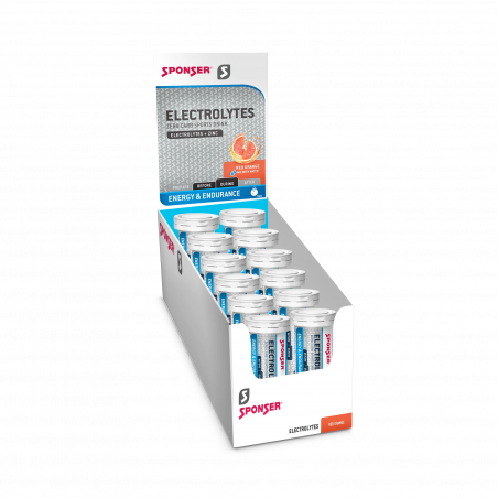 Sponser Electrolytes Display (12 x 10 à 4.5 g) - Glutenfrei Laktosefrei Vegan