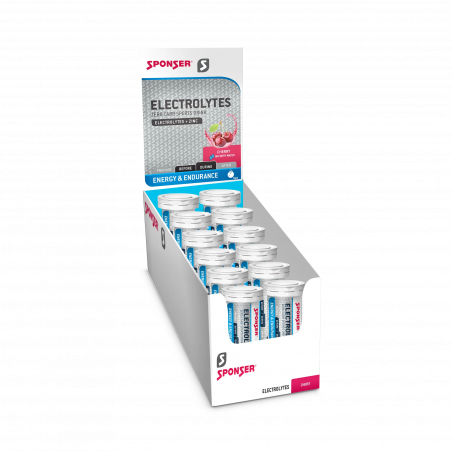 Sponser Electrolytes Display (12 x 10 à 4.5 g) - Glutenfrei Laktosefrei Vegan