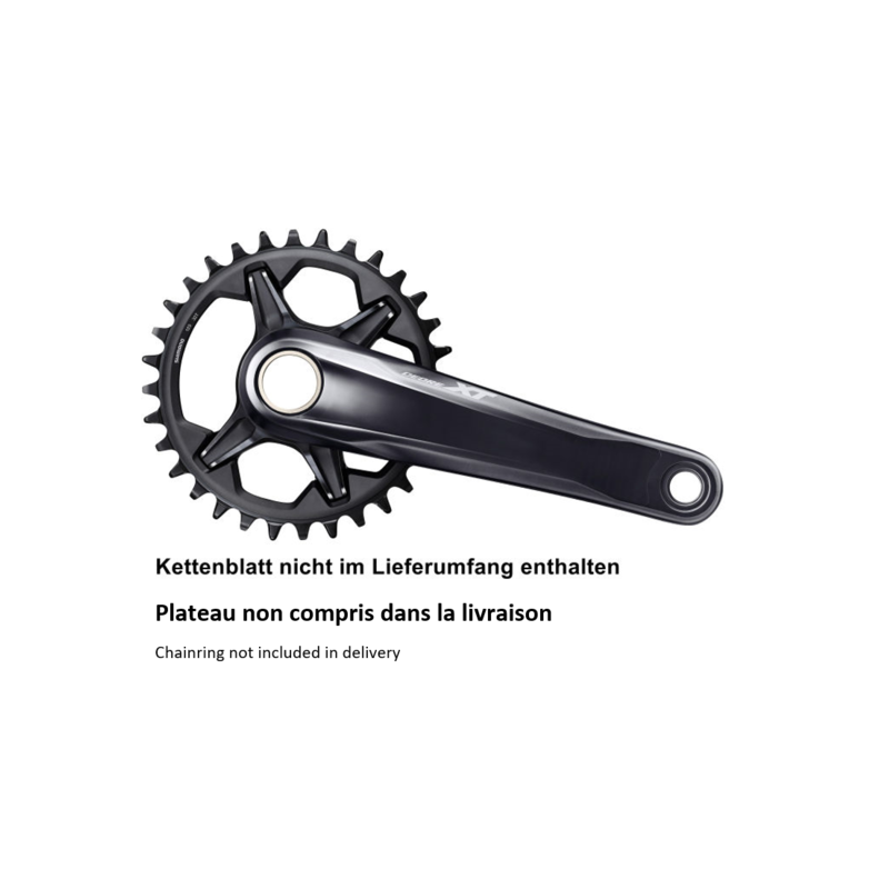 Shimano Kettenradgarnitur XT FC-M8120 ohne Kettenblatt CL: 55 mm