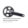 Shimano Kettenradgarnitur XT FC-M8100 ohne Kettenblatt CL: 52 mm