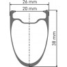 DT Swiss ARC 1100 Dicut 38 WTS Disc