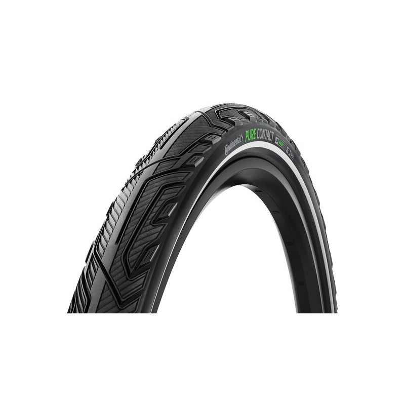 Continental Pneu Pure Contact 27.5x2.40 Falt mit Reflexstreifen schwarz