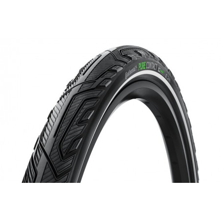 Continental Pneu Pure Contact 27.5x2.00 Falt mit Reflexstreifen schwarz