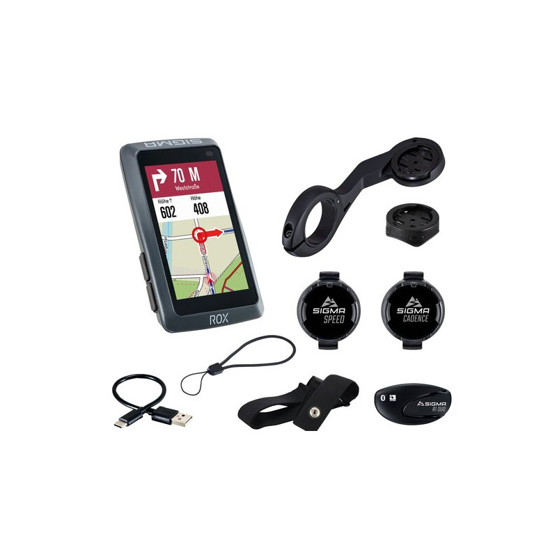 Sigma Computer ROX 12.1 Evo GPS Set grau