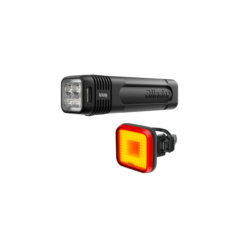 Knog Lichtset Blinder 600 & Blinder Square schwarz