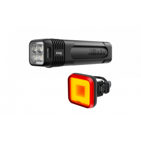 Knog Lichtset Blinder 600 & Blinder Square schwarz