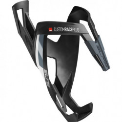 Elite Bidonhalter Custom Race Plus, Schwarz/Weiss matt