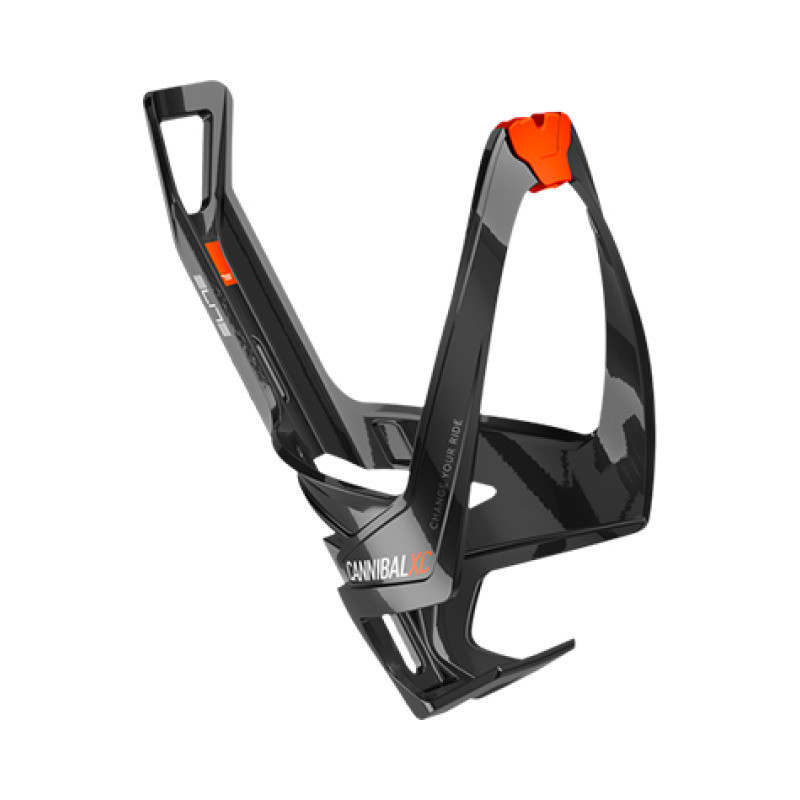 Elite Bidonhalter Cannibal XC, Schwarz/Orange glanz