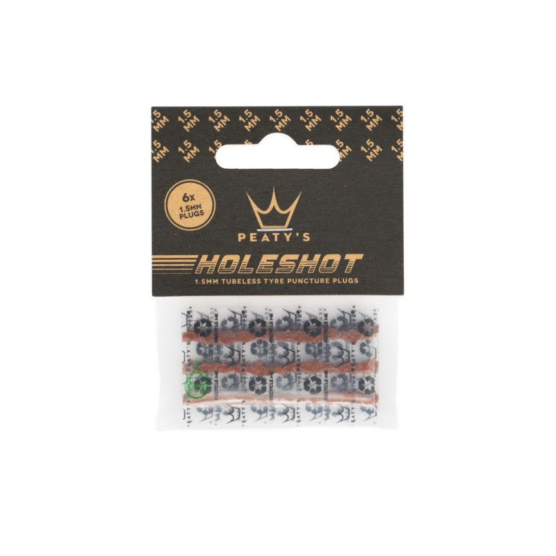 Peaty's Holeshot Tubeless Puncture Plugger Refill Pack, 12 x 1.5mm