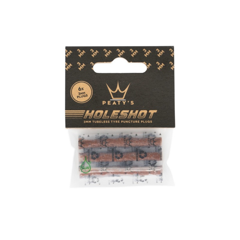 Peaty's Holeshot Tubeless Puncture Plugger Refill Pack, 12 x 3mm