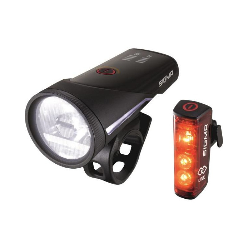 Sigma Lampe Aura 100 / Rücklicht Blaze USB Set