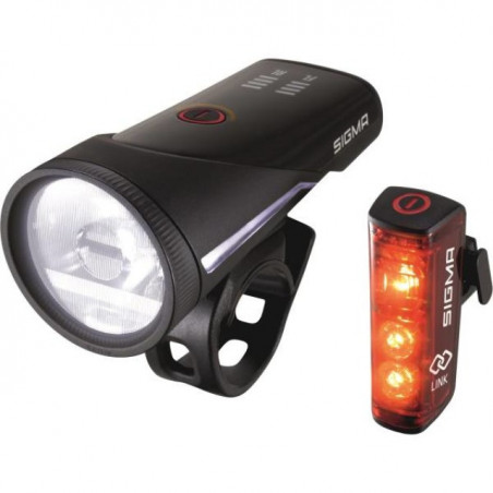 Sigma Lampe Aura 100 / Rücklicht Blaze USB Set