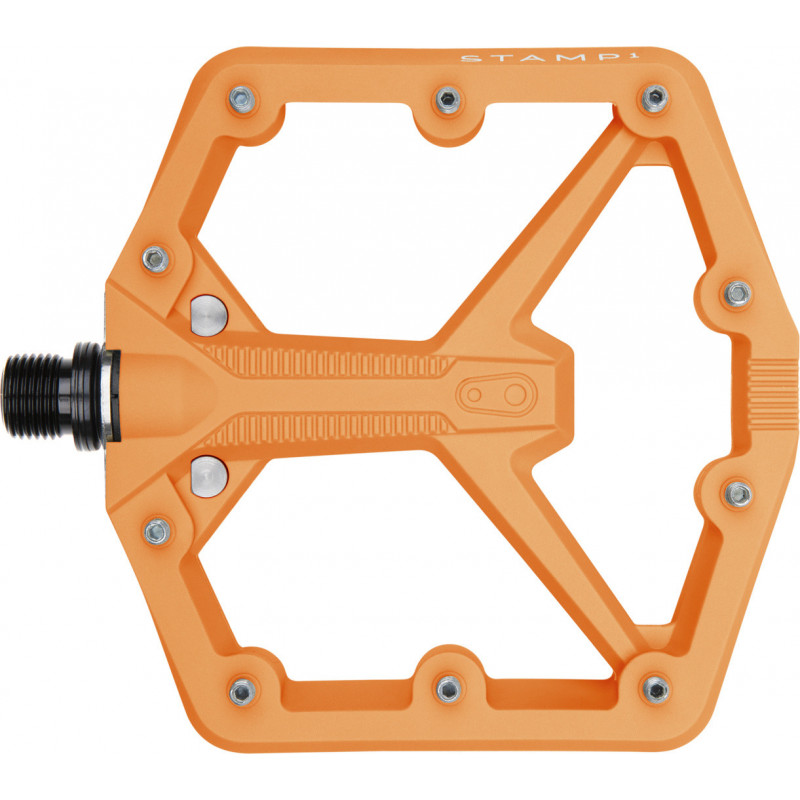 Crankbrothers Pedal Stamp 1 large orange Gen 2