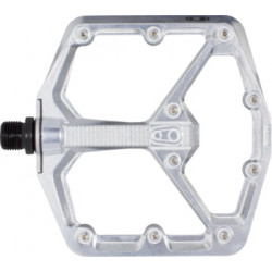 Crankbrothers Pedal Stamp 7 large high polish silber