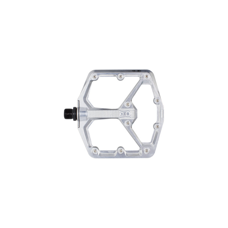 Crankbrothers Pedal Stamp 7 large high polish silber