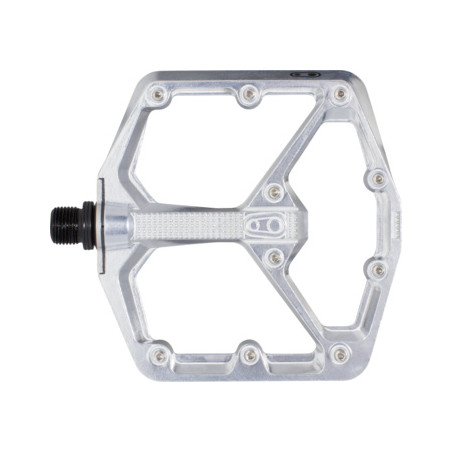 Crankbrothers Pedal Stamp 7 large high polish silber