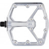 Crankbrothers Pedal Stamp 7 large high polish silber