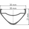 DT Swiss EX 1700 SPLINE Laufrad 27.5" IS 30 148/12mm