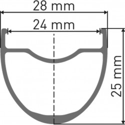 DT Swiss G 1800 SPLINE Laufrad 650B CL 25 142/12mm MS