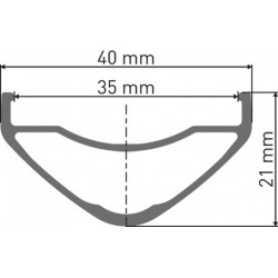 DT Swiss HX 1700 SPLINE Laufrad 29" IS 35 148/12mm