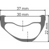 DT Swiss HXC 1200 SPLINE Laufrad 29" CL