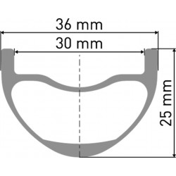 DT Swiss HXC 1501 SPLINE Laufrad 27.5" CL 30 110/15mm