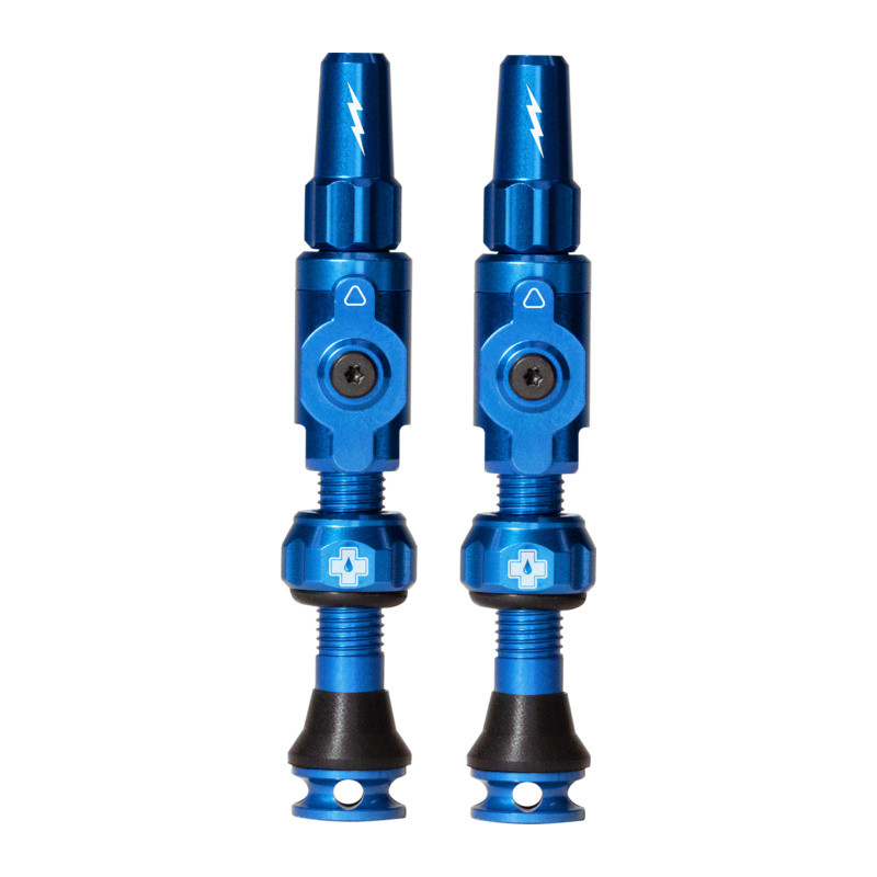 Muc-Off Tubeless Valves Big Bore Lite blue 75mm