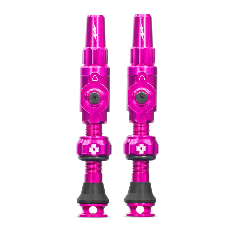 Muc-Off Tubeless Valves Big Bore Lite pink 75mm