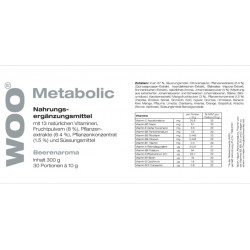 WOO Metabolic Beerenaroma/30 Portionen à 10 g