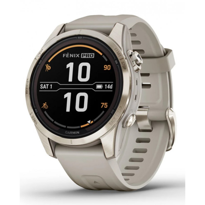 Garmin fenix 7S Pro  Saphir Solar Smartwatch Beige/Softgold